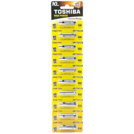 Baterii Alkaline R3 - AAA - Toshiba High Power - 10 buc./set