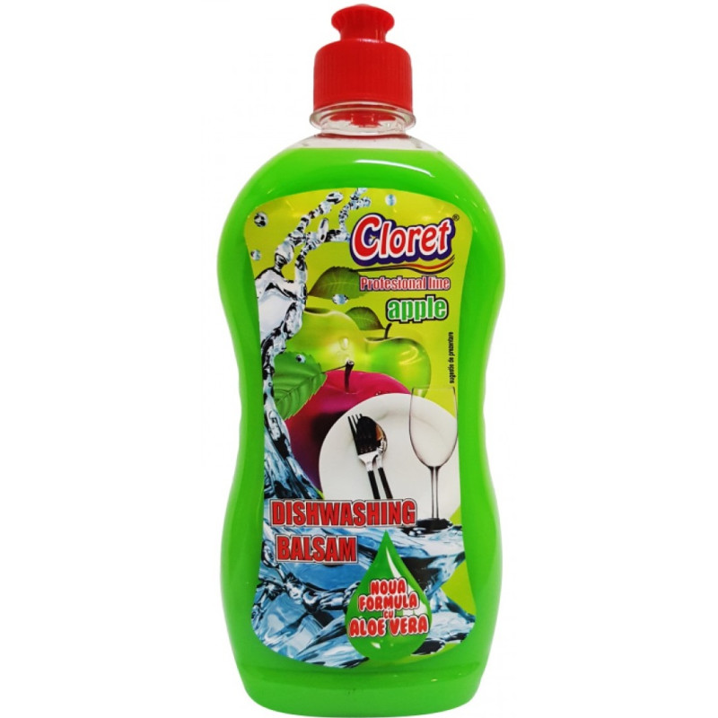 Detergent de vase cu parfum de Mar, Cloret - 500 ml