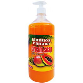 Sapun lichid cu parfum Mango si Papaya, Cloret - 1 litru