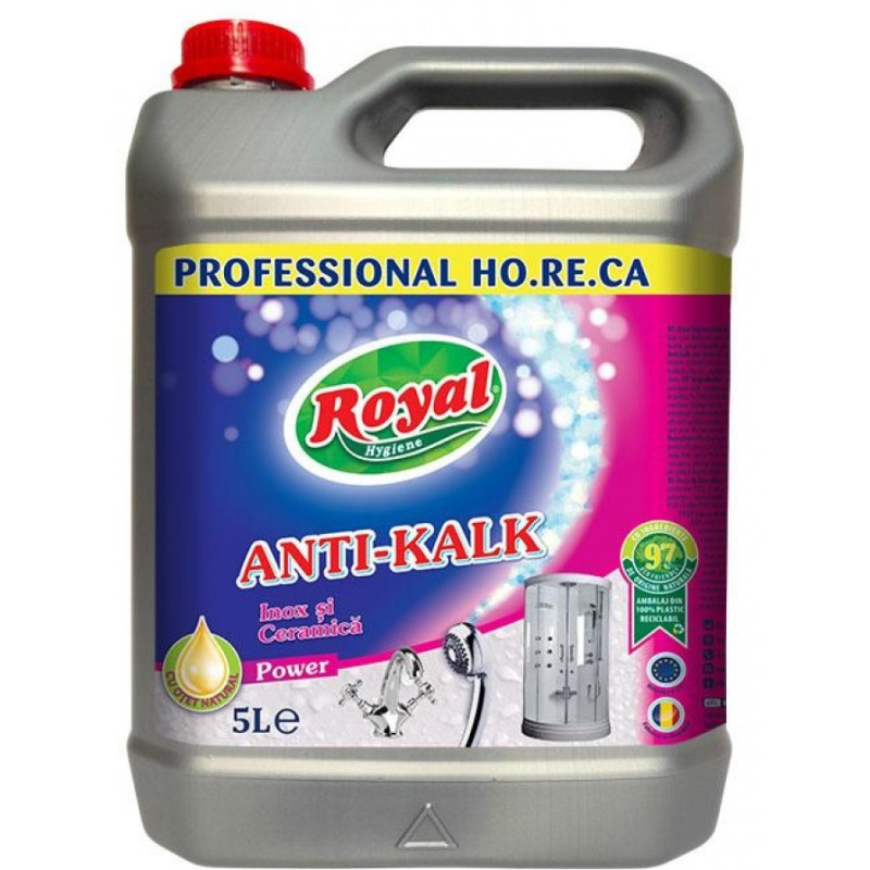 Solutie profesionala anticalcar, Royal - 5 litri