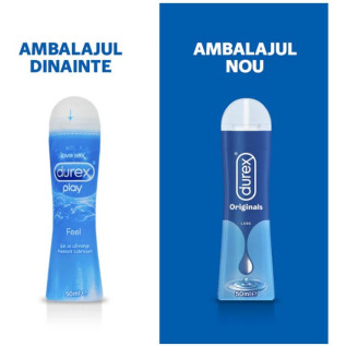 Gel lubrifiant intim, Durex Play Feel Originals - 50 ml