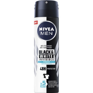 Deodorant antiperspirant, Nivea Men Invisible Black/White Fresh - 150 ml