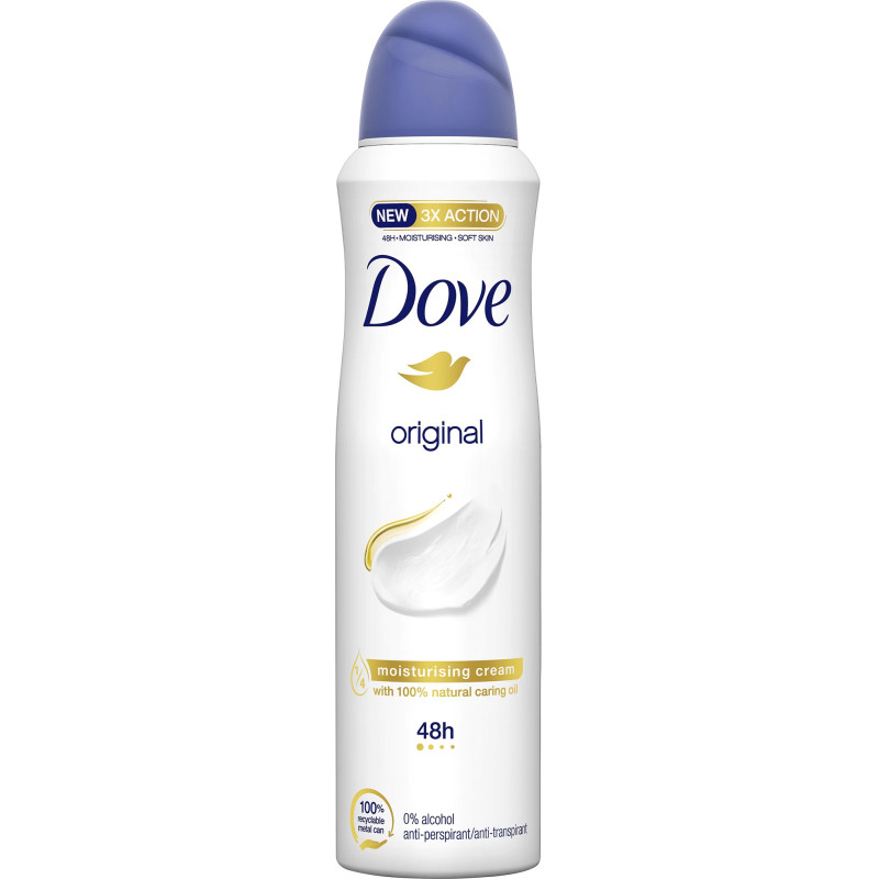 Deodorant antiperspirant, Dove Original - 250 ml