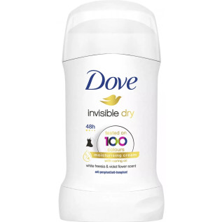 Deodorant antiperspirant stick, Dove Invisible Dry - 40 ml