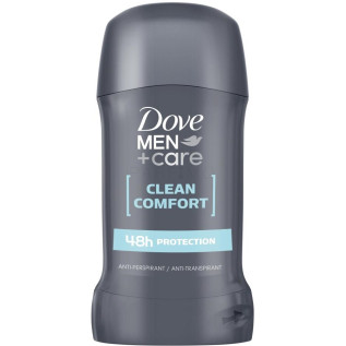 Deodorant antiperspirant stick, Dove Men Clean Comfort - 50 ml