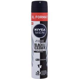 Deodorant antiperspirant, Nivea Men Invisible Black/White Original - 200 ml