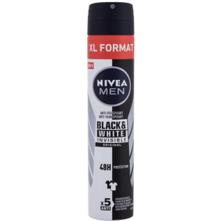 Deodorant antiperspirant, Nivea Men Invisible Black/White Original - 200 ml