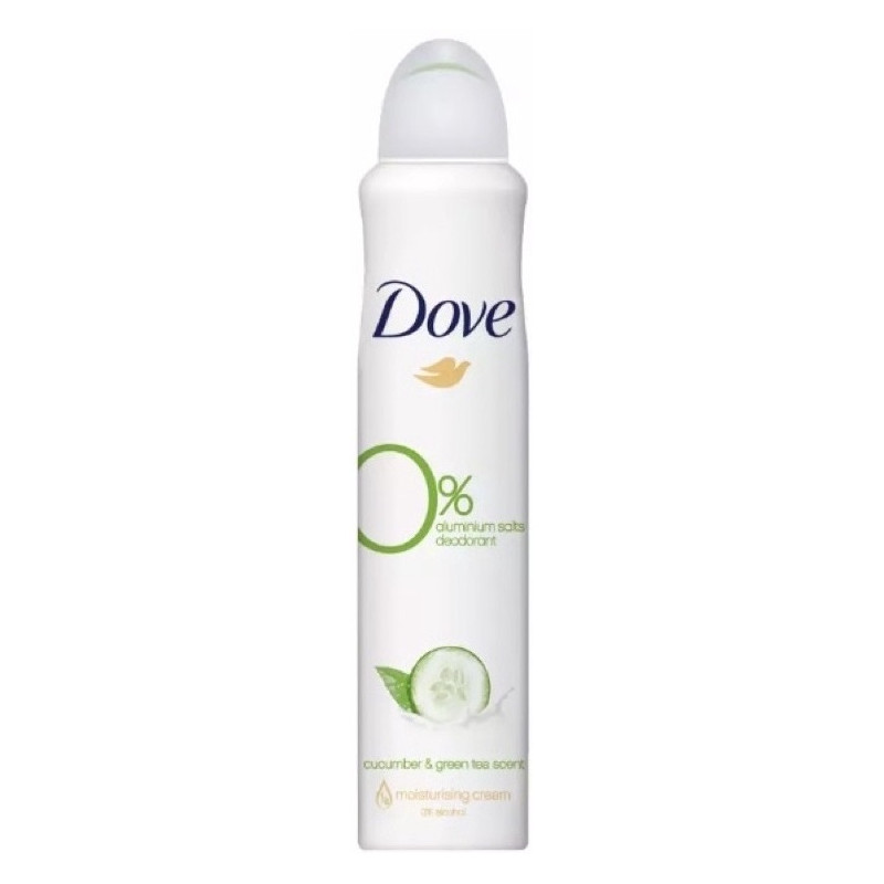 Deodorant antiperspirant, Dove 0% Aluminium Cucumber - 150 ml