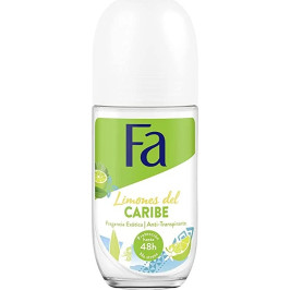 Deodorant antiperspirant Roll On, FA Limones Del Caribe - 50 ml