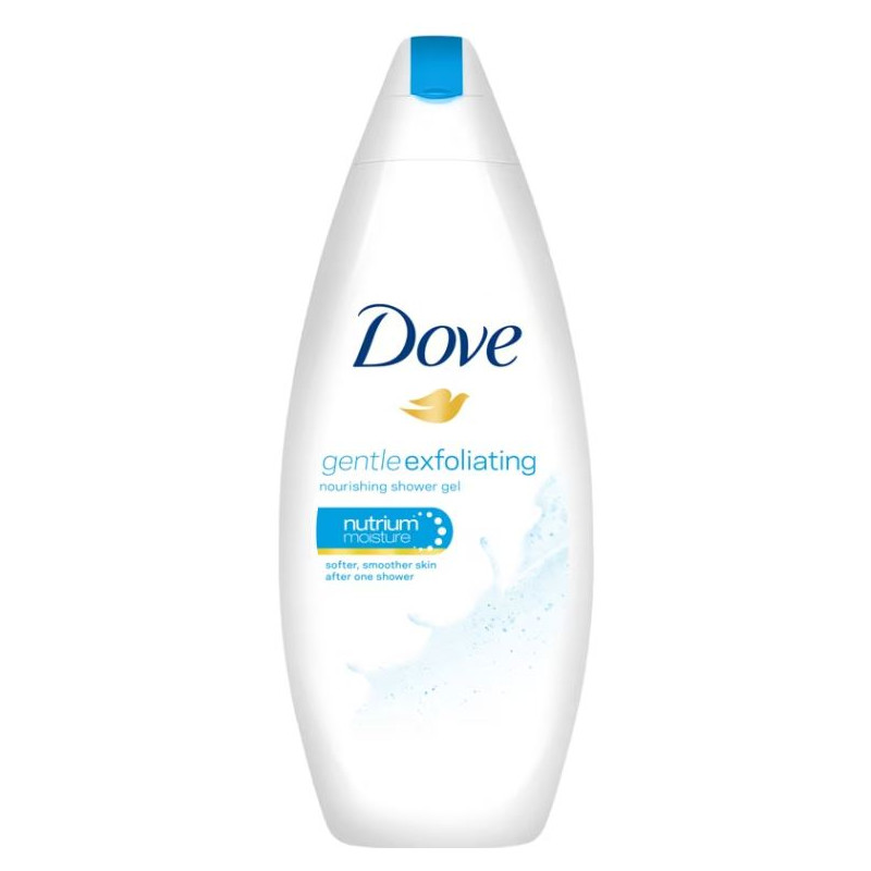 Gel de dus cu microparticule exfoliante, Dove Gentle Exfoliating  - 250 ml