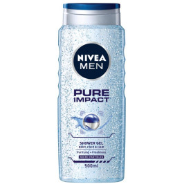 Gel de dus, Nivea Men Pure Impact - 500 ml