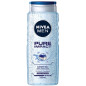 Gel de dus cu particule exfoliante, Nivea Men Pure Impact - 500 ml