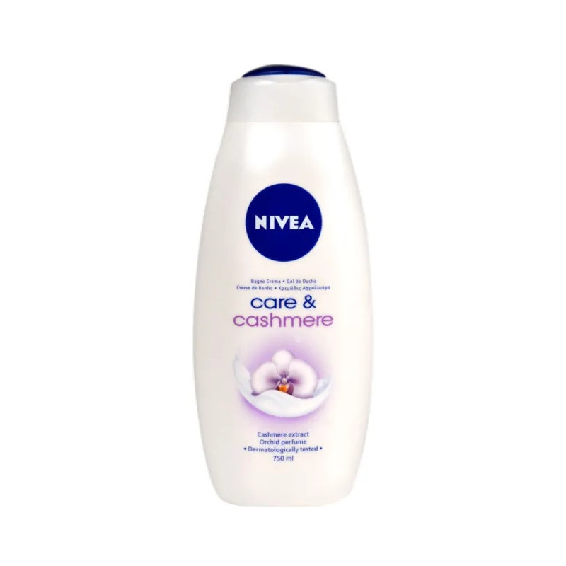 Gel de dus cu parfum de orhidee, Nivea Care & Cashmere - 750 ml