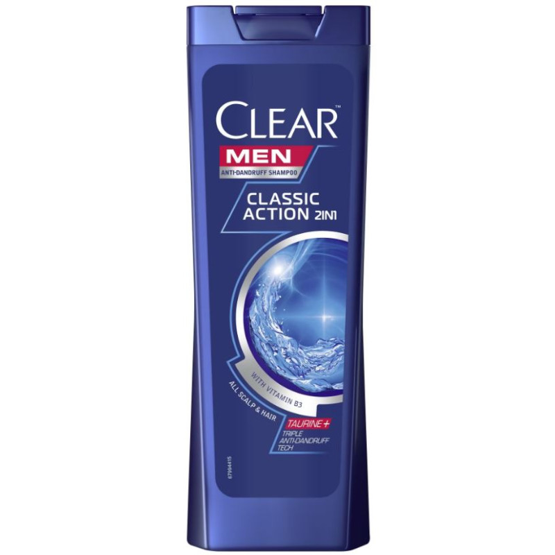 Sampon anti-matreata, Clear Men Classic Action 2IN1 - 400 ml