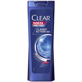 Sampon anti-matreata, Clear Men Classic Action 2IN1 - 400 ml