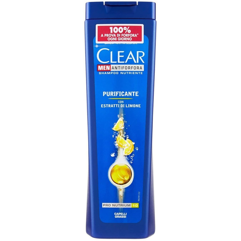 Sampon anti-matreata cu extract de lamaie, Clear Men Refreshing - 250 ml