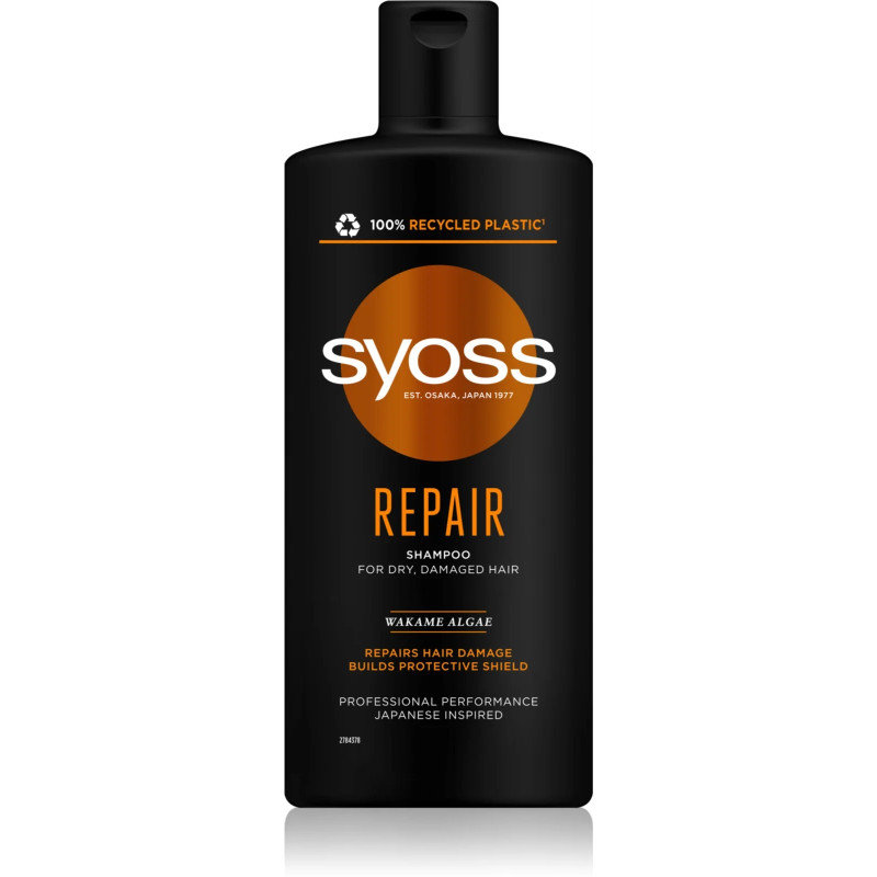 Sampon pentru par degradat, Syoss Repair - 440 ml