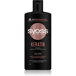 Sampon pentru par ce se rupe usor, Syoss Keratin - 440 ml